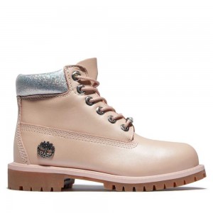 Timberland Premium 6 Inch Roz Deschis | SN-TBL46599